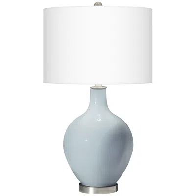 Color Plus Ovo 28 1/2" High Take Five Blue Table Lamp