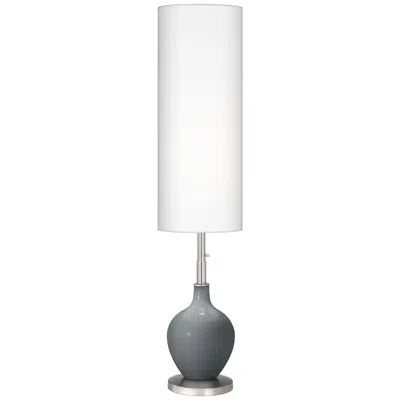 Color Plus Ovo 59" High Modern Software Gray Floor Lamp