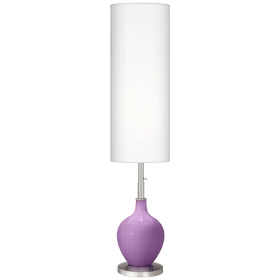Color Plus Ovo 60" High Modern African Violet Purple Floor Lamp