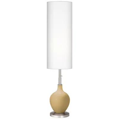 Color Plus Ovo 60" High Modern Empire Gold Floor Lamp
