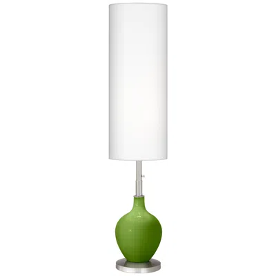 Color Plus Ovo 60" High Modern Gecko Green Floor Lamp