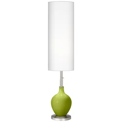 Color Plus Ovo 60" High Modern Parakeet Green Floor Lamp