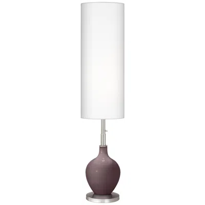 Color Plus Ovo 60" High Modern Poetry Plum Purple Floor Lamp