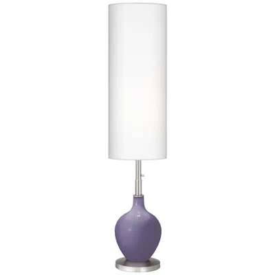 Color Plus Ovo 60" High Modern Purple Haze Floor Lamp
