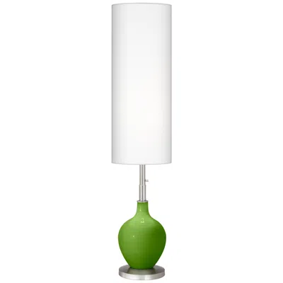 Color Plus Ovo 60" High Modern Rosemary Green Floor Lamp