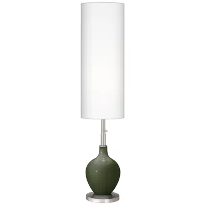 Color Plus Ovo 60" High Modern Secret Garden Green Floor Lamp