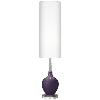 Color Plus Ovo 60" High Quixotic Plum Purple Floor Lamp