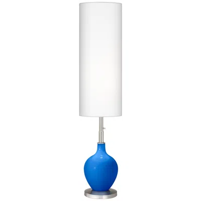Color Plus Ovo 60" High Royal Blue Floor Lamp