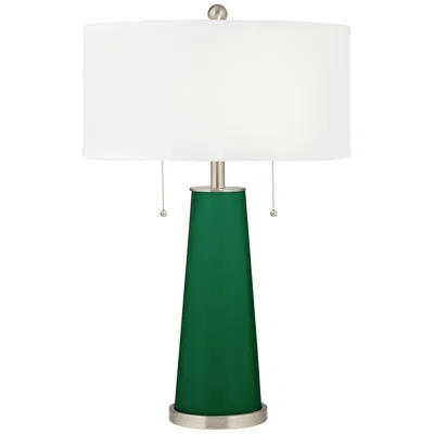 Color Plus Peggy 29 3/4" Greens Color Glass Table Lamp
