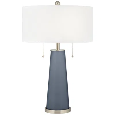 Color Plus Peggy 29 3/4" Modern Granite Peak Gray Table Lamp