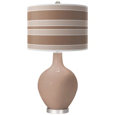 Color Plus Redend Point Bold Stripe Ovo Table Lamp
