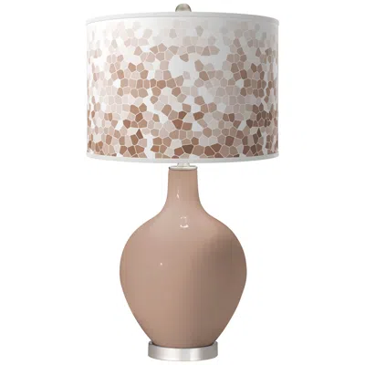 Color Plus Redend Point Mosaic Ovo Table Lamp