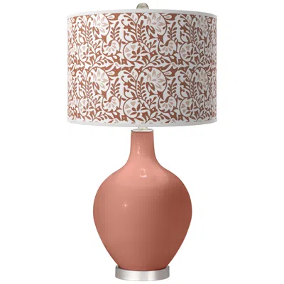 Color Plus Rojo Dust Gardenia Ovo Table Lamp
