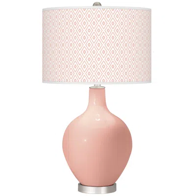 Color Plus Rustique Diamonds Ovo Table Lamp