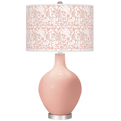 Color Plus Rustique Gardenia Ovo Table Lamp