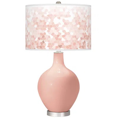 Color Plus Rustique Mosaic Ovo Table Lamp