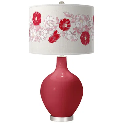 Color Plus Samba Rose Bouquet Ovo Table Lamp