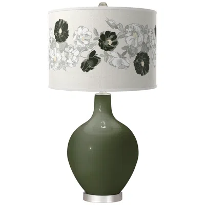 Color Plus Secret Garden Rose Bouquet Ovo Table Lamp