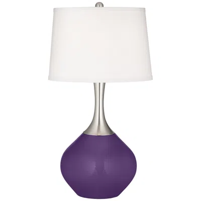 Color Plus Spencer 31" Acai Purple Modern Table Lamp