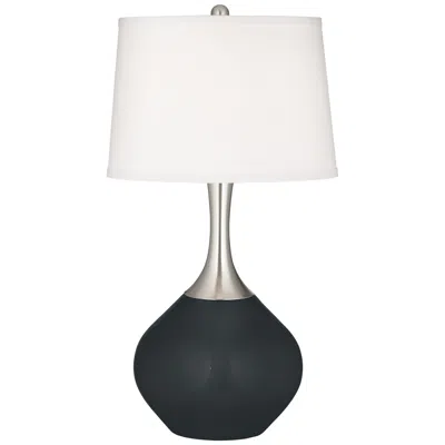 Color Plus Spencer 31" High Black Of Night Table Lamp