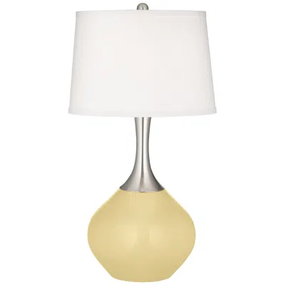 Color Plus Spencer 31" High Butter Up Yellow Table Lamp