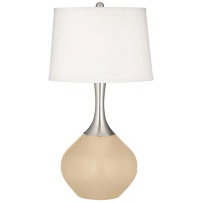 Color Plus Spencer 31" High Colonial Tan Table Lamp