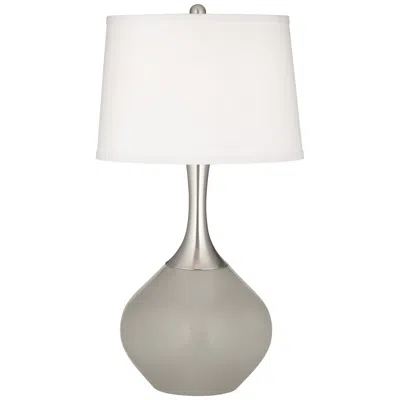 Color Plus Spencer 31" High Requisite Gray Table Lamp