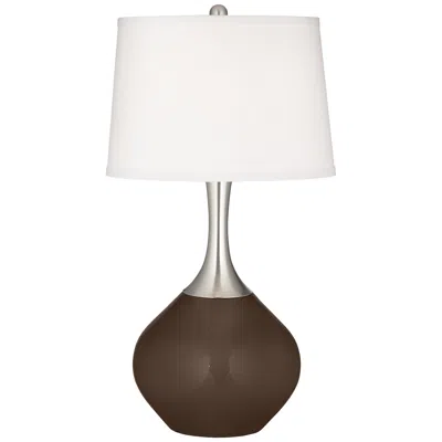 Color Plus Spencer 31" Modern Carafe Brown Table Lamp