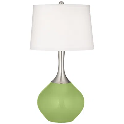 Color Plus Spencer 31" Modern Lime Rickey Green Table Lamp