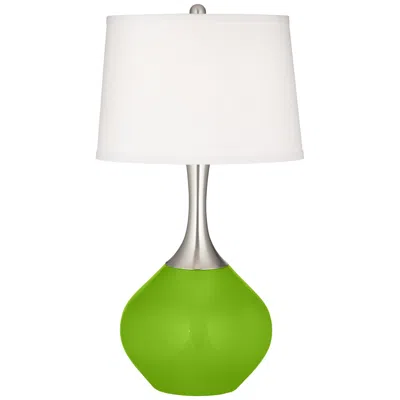 Color Plus Spencer 31" Neon Green Modern Table Lamp