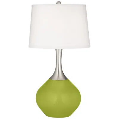 Color Plus Spencer 31" Parakeet Green Table Lamp