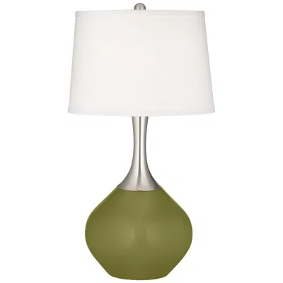 Color Plus Spencer 31" Rural Green Table Lamp