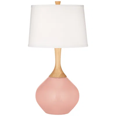 Color Plus Wexler 31" High Modern Rustique Pink Table Lamp