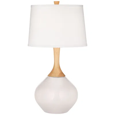 Color Plus Wexler 31" White Shade Smart White Modern Table Lamp