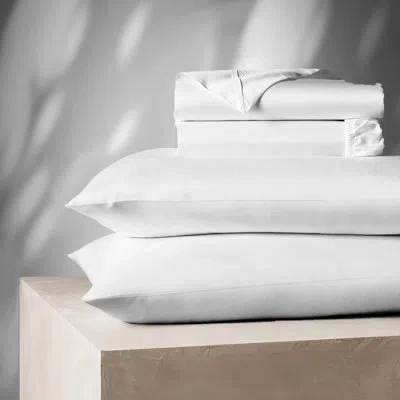 Color Sense 1200tc Premium Cotton-blend Ultra-soft Sateen Sheet Set In Star White