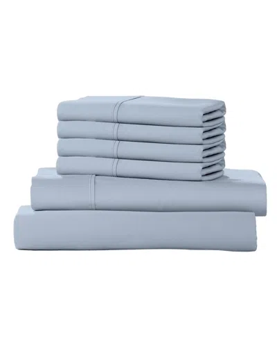Color Sense 1200-thread Count Cotton Blend 6-piece Sheet Set, Queen