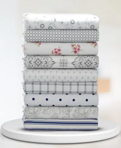 Color Sense Brushed Cool Crisp Printed Cotton Sheet Sets