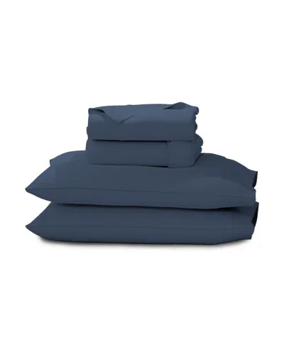 Color Sense Ultra-soft Microfiber 4-pc. Sheet Set, Full In Blue