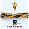 Color Shout Arizona State Lucky 7 Bracelet Set In Multi