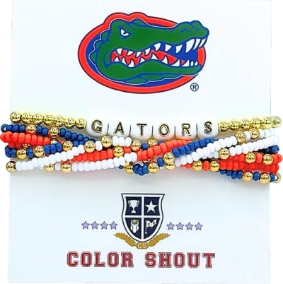 Color Shout Florida Lucky 7 Bracelet Set In Gold