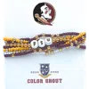 Color Shout Florida State Lucky 7 Bracelet Set In Multi