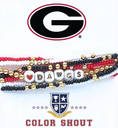 Color Shout Georgia Lucky 7 Bracelet Set In Multi