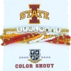 Color Shout Iowa State Lucky 7 Bracelet Set In Gold