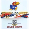 Color Shout Kansas Lucky 7 Bracelet Set In Multi