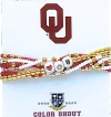 Color Shout Oklahoma Lucky 7 Bracelet Set In Gold