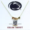 Color Shout Penn State Gold Heart Necklace In Gold