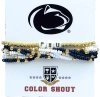Color Shout Penn State Lucky 7 Bracelet Set In Gold
