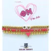 Color Shout Phi Mu Love My Sorority Bracelet Stack In Gold