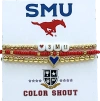 Color Shout Smu Love My College Bracelet Stack In Gold