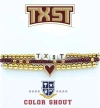 Color Shout Texas State Love My College Bracelet Stack In Gold